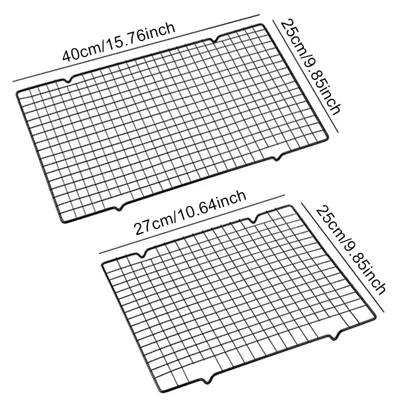 1/2 ชิ้น ตะแกรงวางเค้ก ขนาดเล็ - Kitchen Baking Trays บทวิจารณ์และราคา