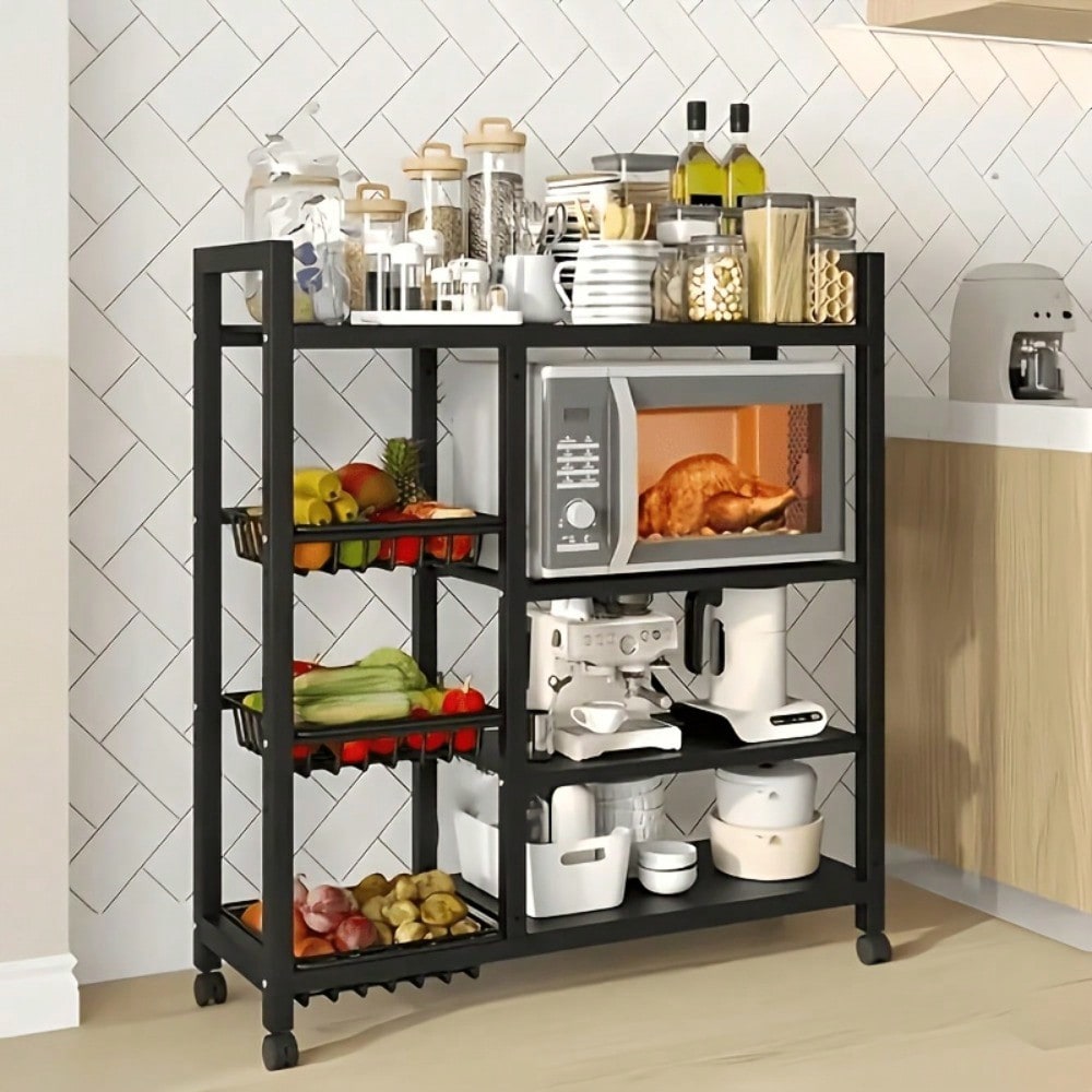 ชั้นวางของในครัวแบบเคลื่อนย้าย - Kitchen Baking Pantry บทวิจารณ์และราคา