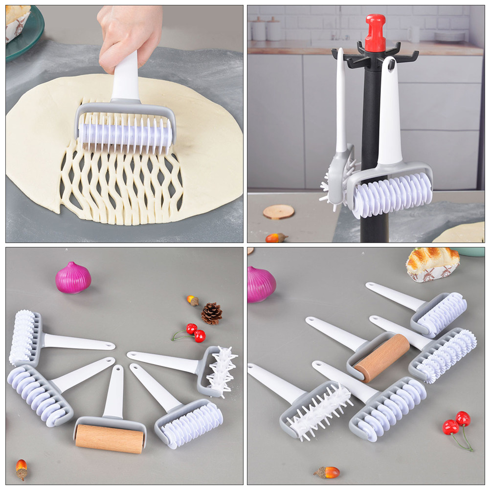 ลูกกลิ้งแป้ง 2 ชิ้น พื้นผิวเรี - Kitchen Roller Baking บทวิจารณ์และราคา