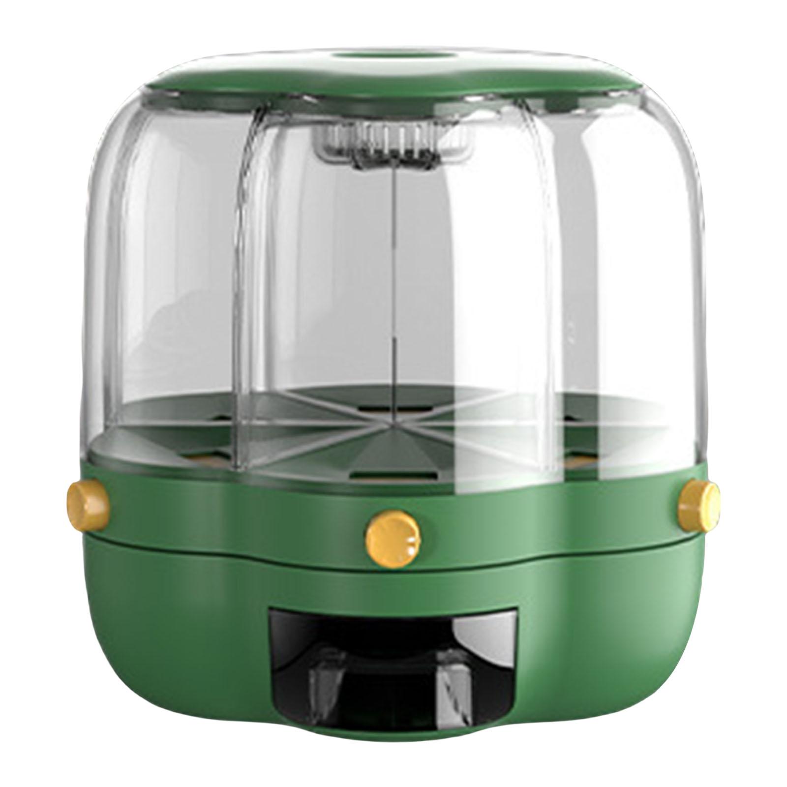 กล่องจัดเก็บธัญพืชแบบหมุนได้ ค - Kitchen Baking Pantry บทวิจารณ์และราคา