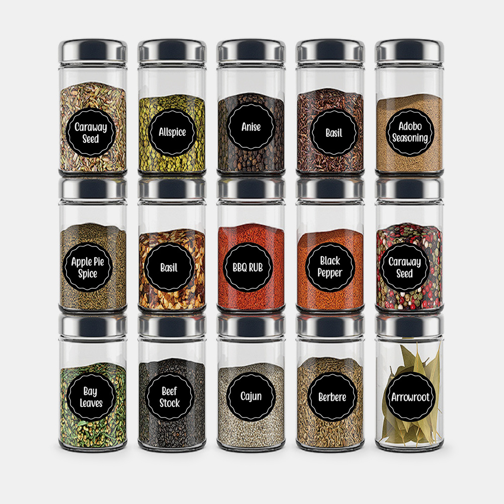 สติกเกอร์ติดฉลากเครื่องเทศกันน - Kitchen Baking Pantry บทวิจารณ์และราคา