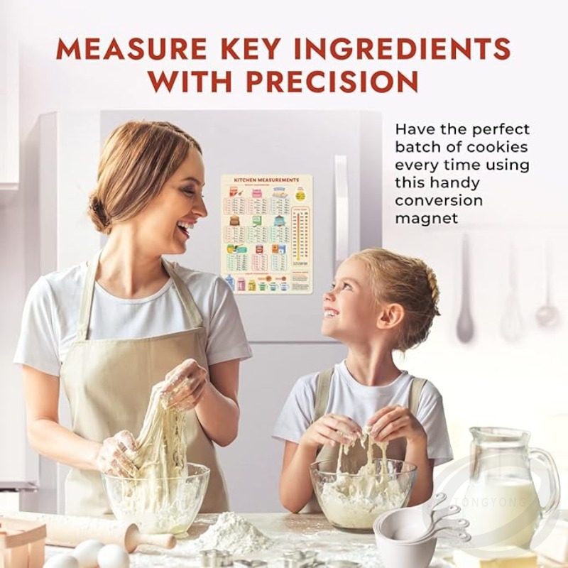 แผนภูมิการแปลงครัว แผนภูมิการท - Kitchen Baking Conversion Chart บทวิจารณ์และราคา