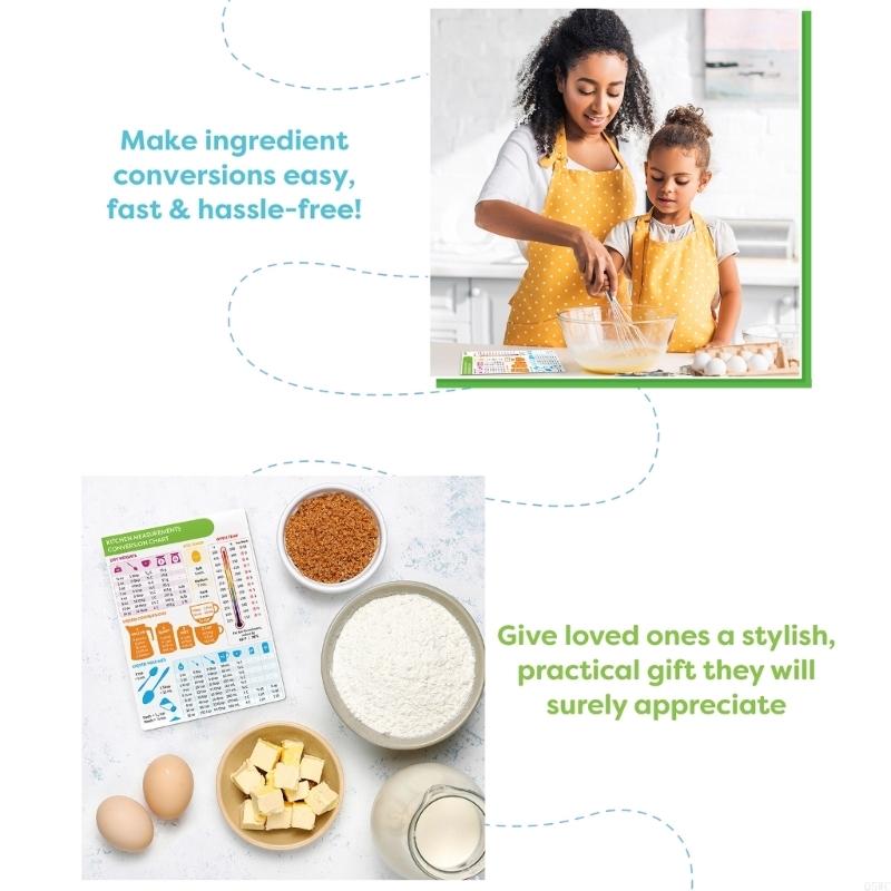 ร้านอาหารครัวแผนภูมิการแปลงแม่ - Kitchen Baking Conversion Chart บทวิจารณ์และราคา