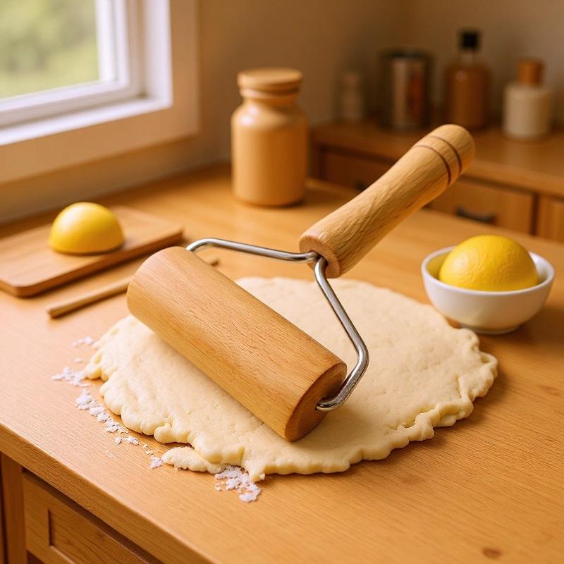 ไม้คลึงแป้งสำหรับทำขนมและพิซซ่ - Kitchen Roller Baking บทวิจารณ์และราคา