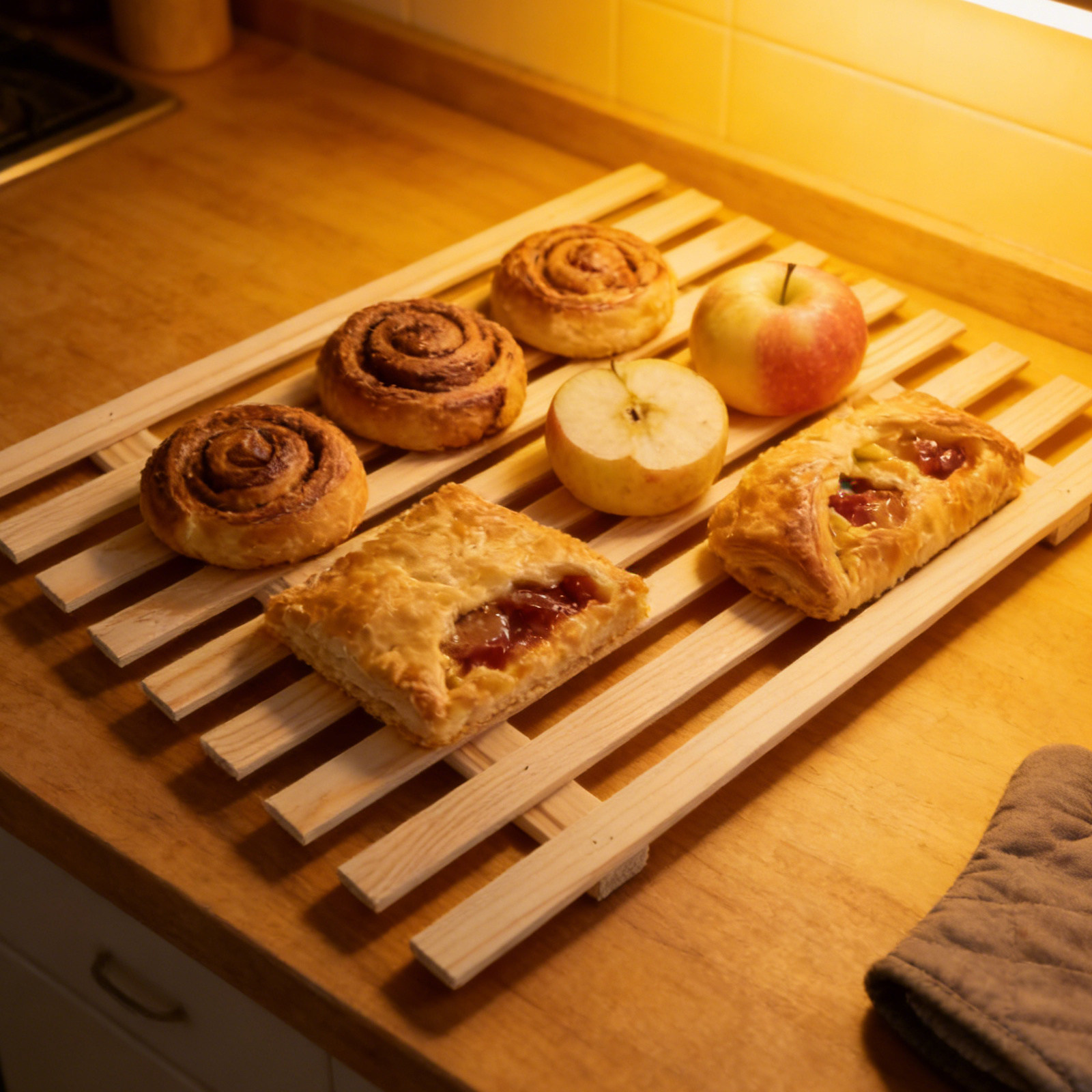 ชุดลังไม้สำหรับขนมปัง 3 ชิ้น ถ - Kitchen Baking Pantry บทวิจารณ์และราคา