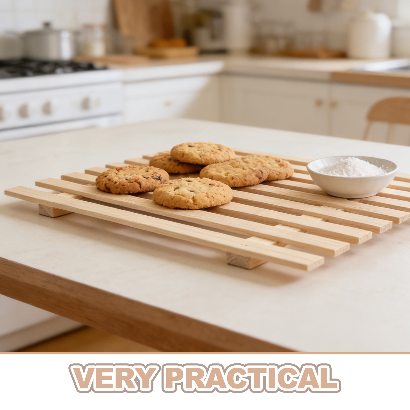 ชุดลังไม้สำหรับขนมปัง 3 ชิ้น ถ - Kitchen Baking Pantry บทวิจารณ์และราคา