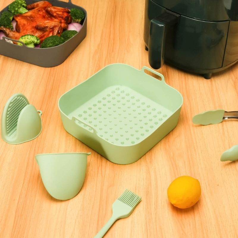 ตะกร้าซิลิโคนทรงสี่เหลี่ยม ไม่ - Kitchen Baking Pans For Sale บทวิจารณ์และราคา