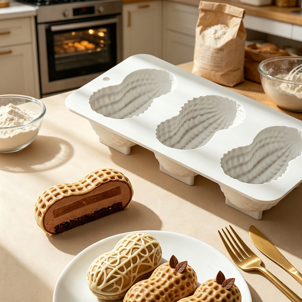 แม่พิมพ์ซิลิโคนรูปถั่วลิสง เกร - Kitchen Baking Trays บทวิจารณ์และราคา