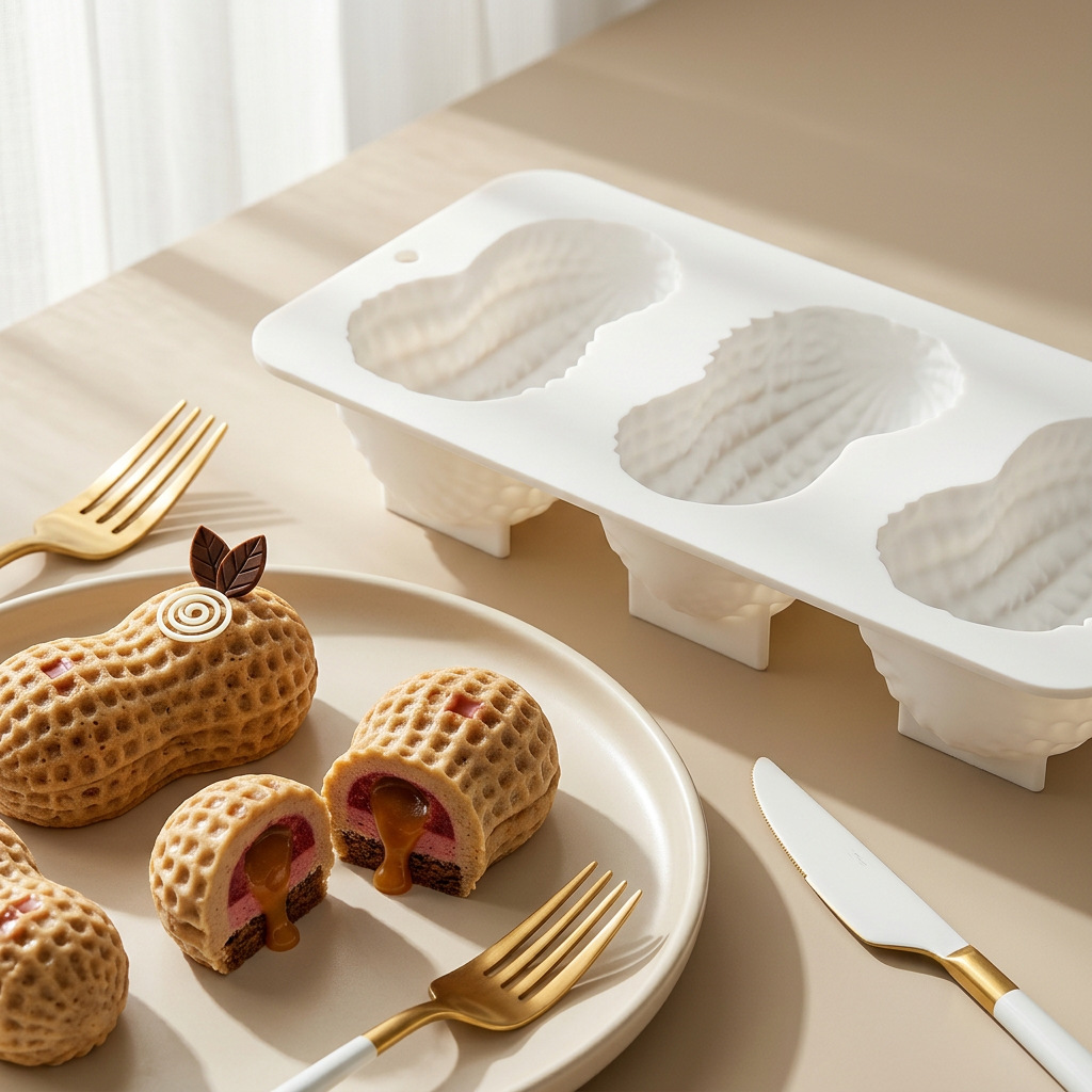แม่พิมพ์ซิลิโคนรูปถั่วลิสง เกร - Kitchen Baking Trays บทวิจารณ์และราคา