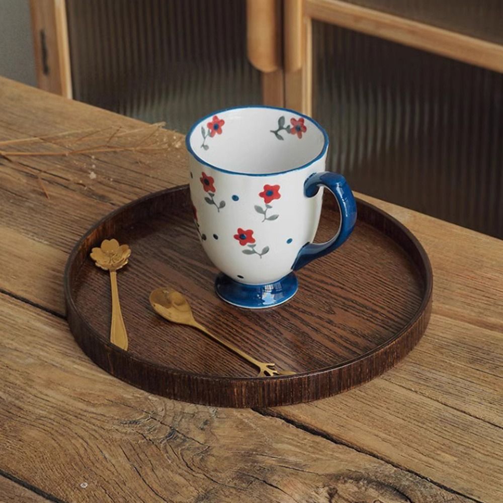 ถาดเสิร์ฟไม้ทรงกลมแบบวินเทจ ขน - Kitchen Baking Trays บทวิจารณ์และราคา