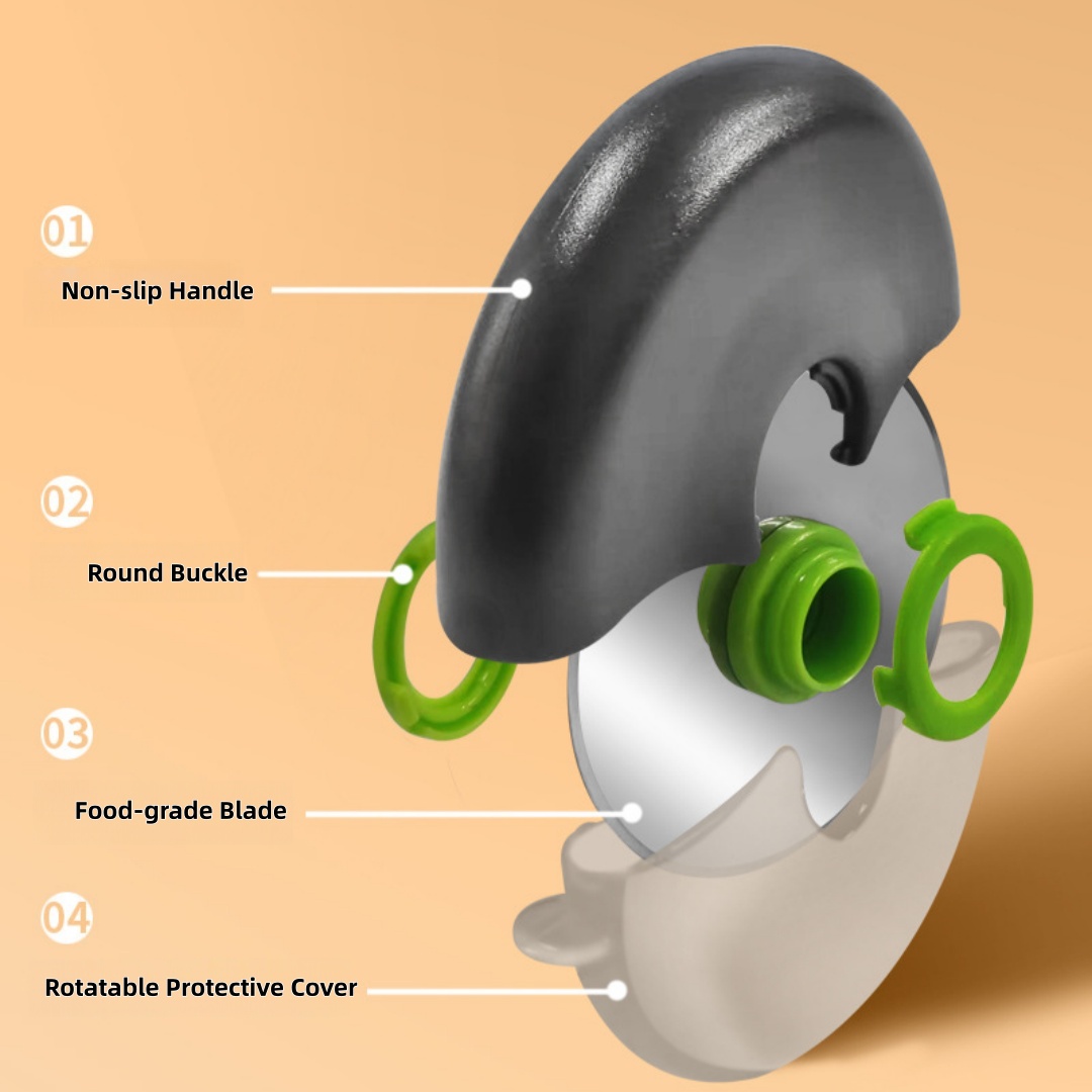 มีดตัดแป้งพิซซ่าแบบล้อกลมสแตนเ - Kitchen Roller Baking บทวิจารณ์และราคา
