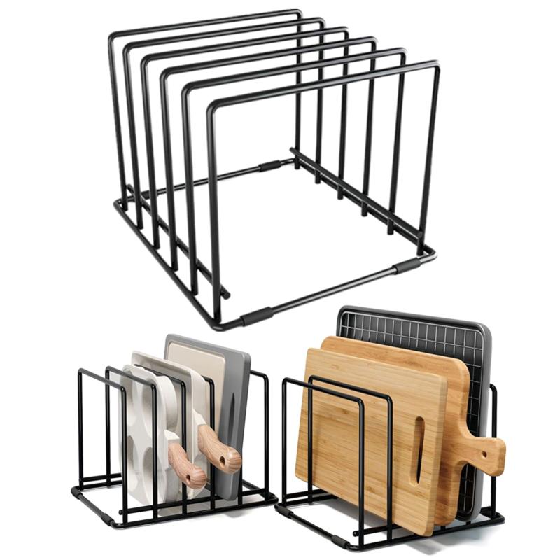 ที่จัดระเบียบกระทะในครัวพร้อมฐ - Kitchen Baking Organization บทวิจารณ์และราคา