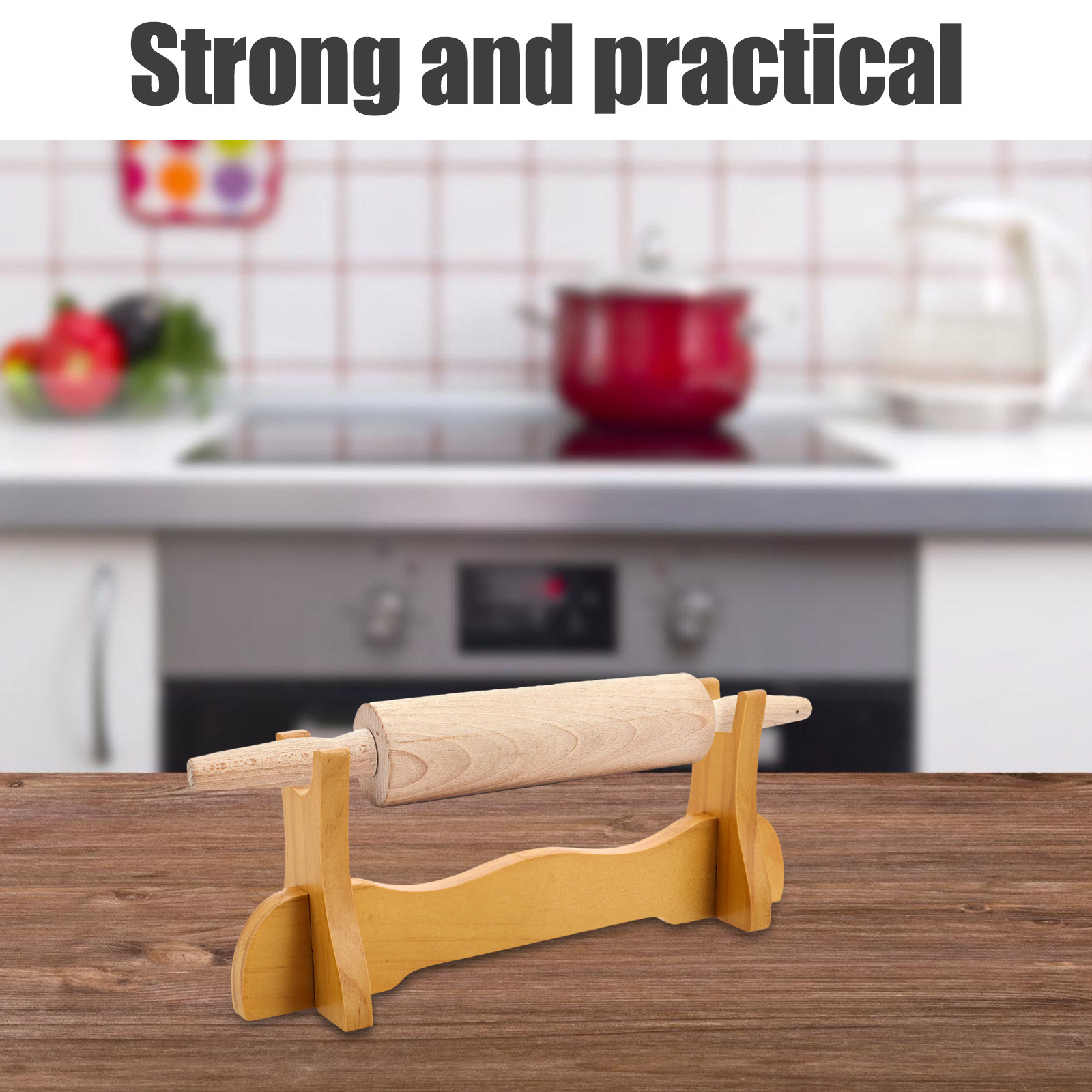 ที่วางไม้คลึงแป้งสำหรับเคาน์เต - Kitchen Baking Organization บทวิจารณ์และราคา