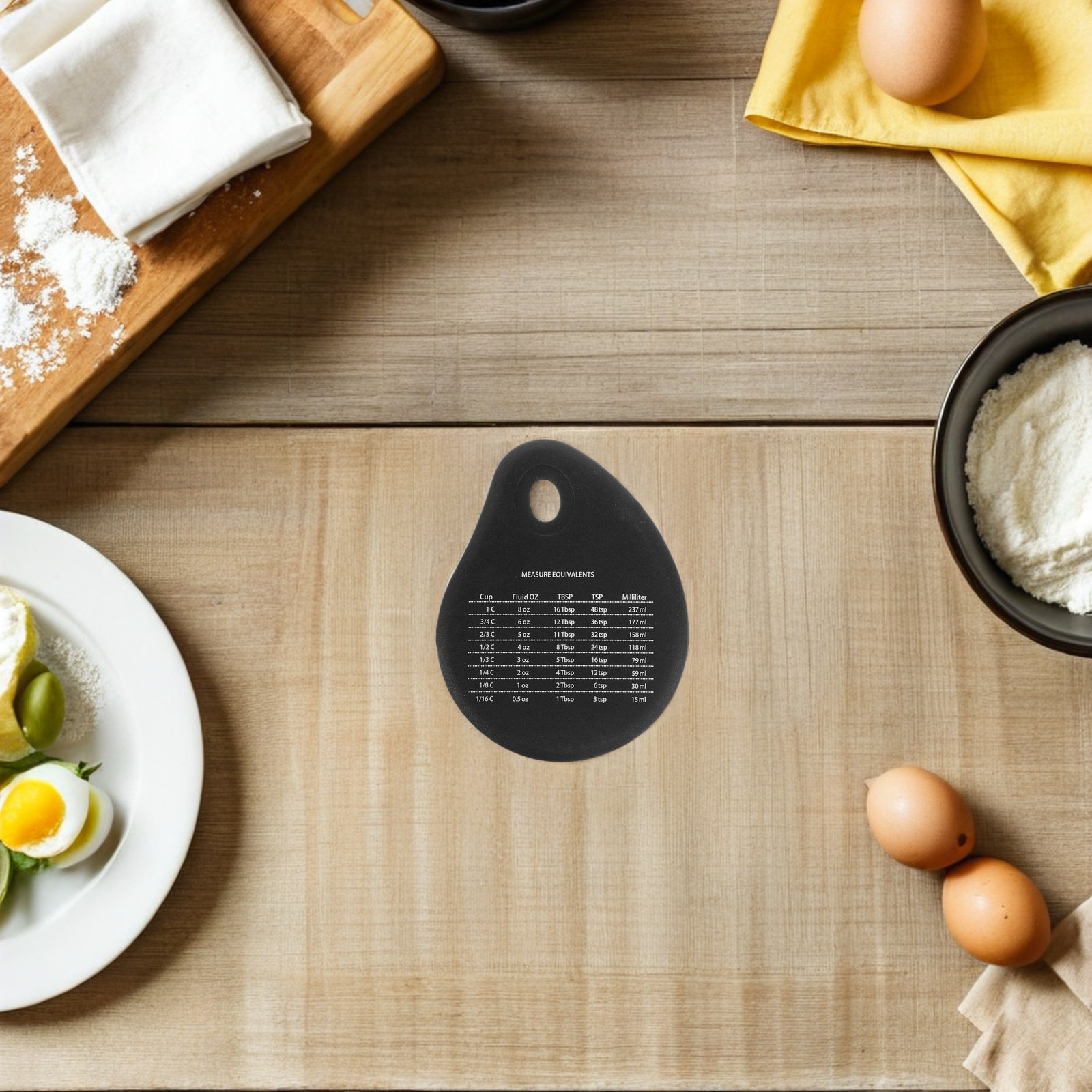 ชุดอุปกรณ์ทำขนม 4 ชิ้น ที่ขูดแ - Kitchen Baking Conversion Chart บทวิจารณ์และราคา