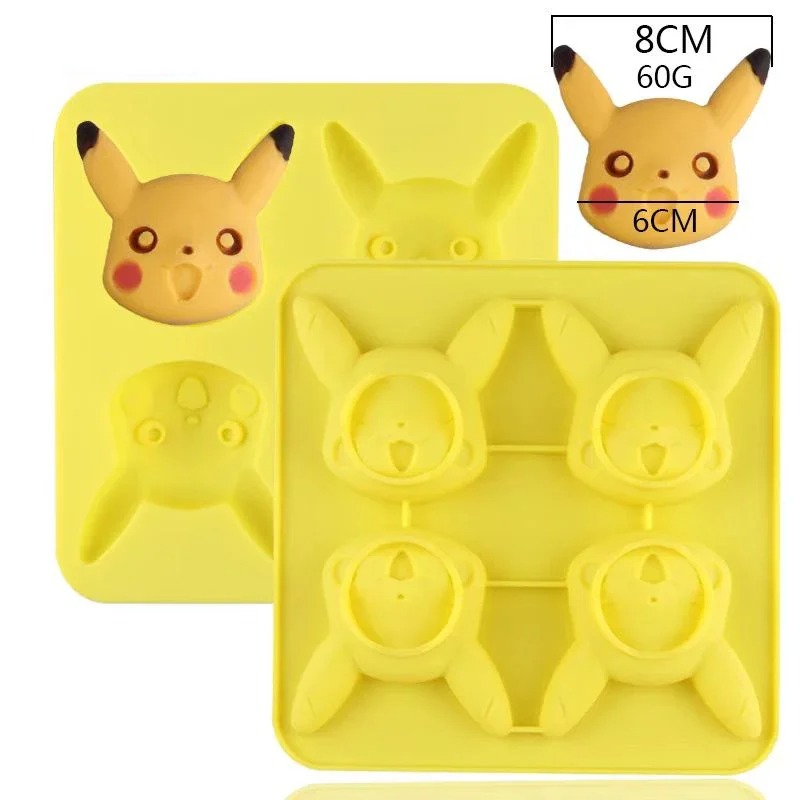 พิมพ์ซิลิโคนรูปปิกาจูสำหรับทำช - Kitchen Baking Trays บทวิจารณ์และราคา