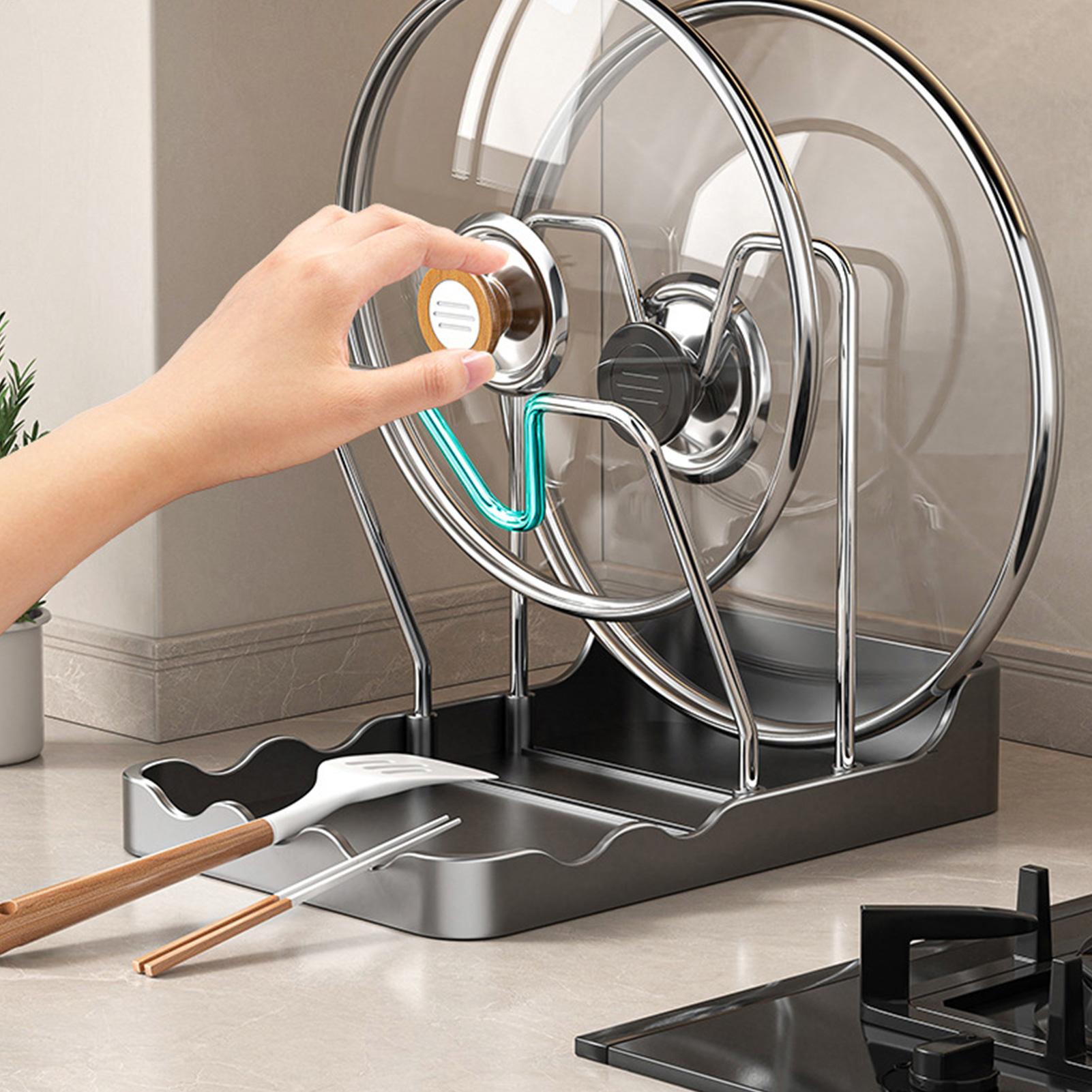 ที่จัดระเบียบฝาหม้อแบบตั้งพร้อ - Kitchen Baking Pantry บทวิจารณ์และราคา