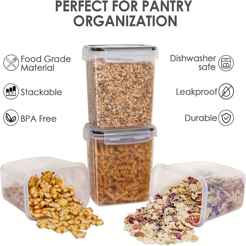 6 ชิ้น กล่องเก็บอาหารสุญญากาศ  - Kitchen Baking Pantry บทวิจารณ์และราคา