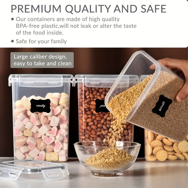 6 ชิ้น กล่องเก็บอาหารสุญญากาศ  - Kitchen Baking Pantry บทวิจารณ์และราคา